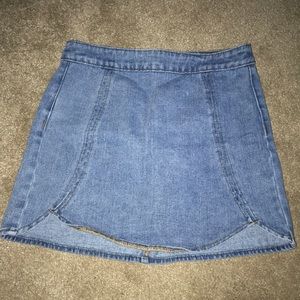 pacsun jean skirt